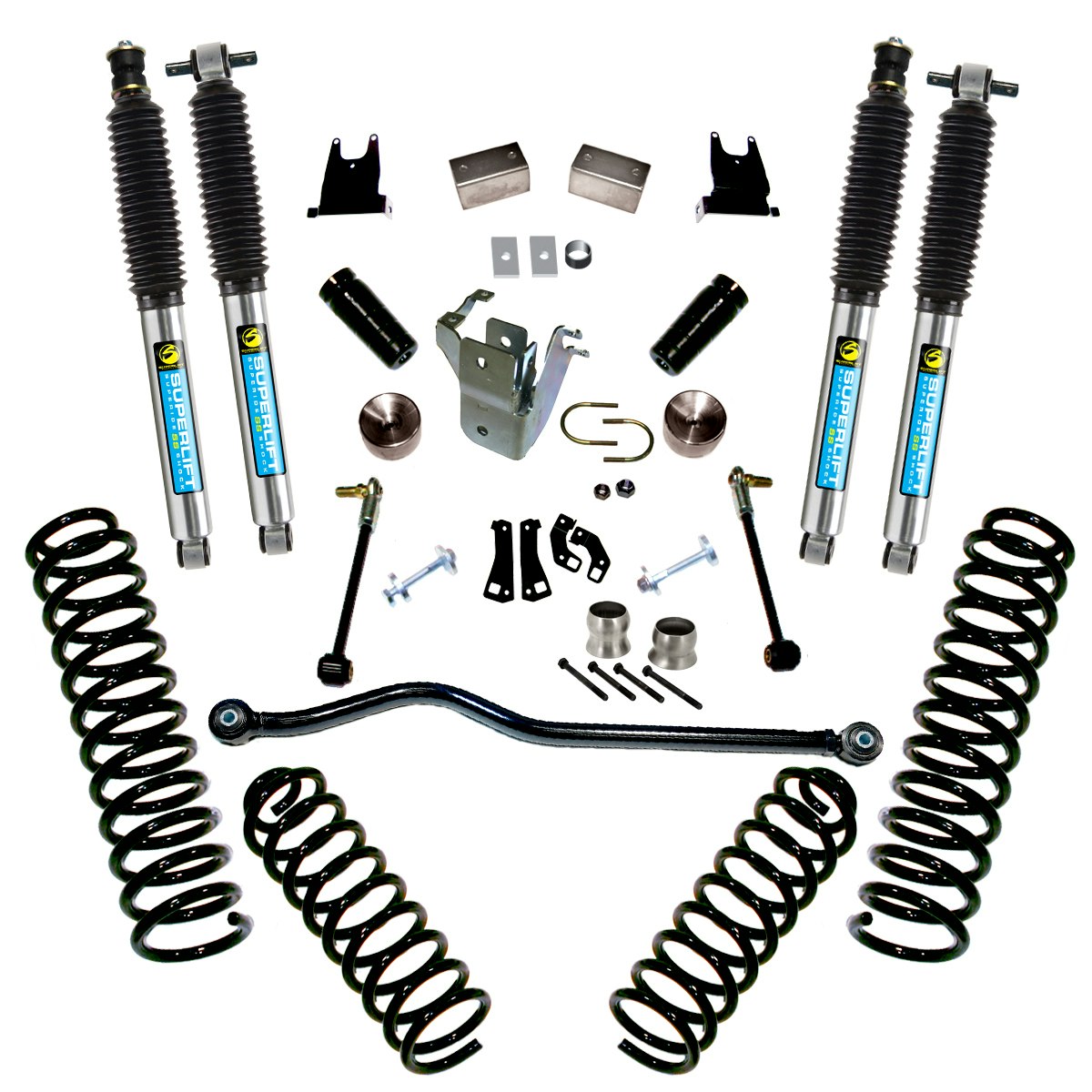 4" Jeep Suspension Lift Kit with Bilstein Shocks 20122017 Wrangler